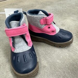 Carter's Pink and Navy Kids Boots